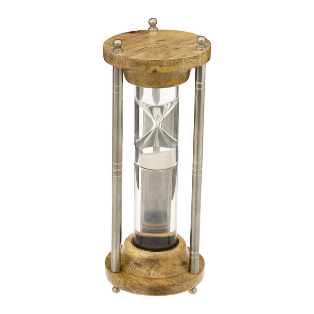 Reloj de arena "Rana" en vidrio y madera de mango - 193257