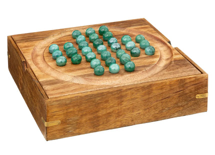 Caja multijuegos "Ines" de madera de mango 23x23cm - 193264
