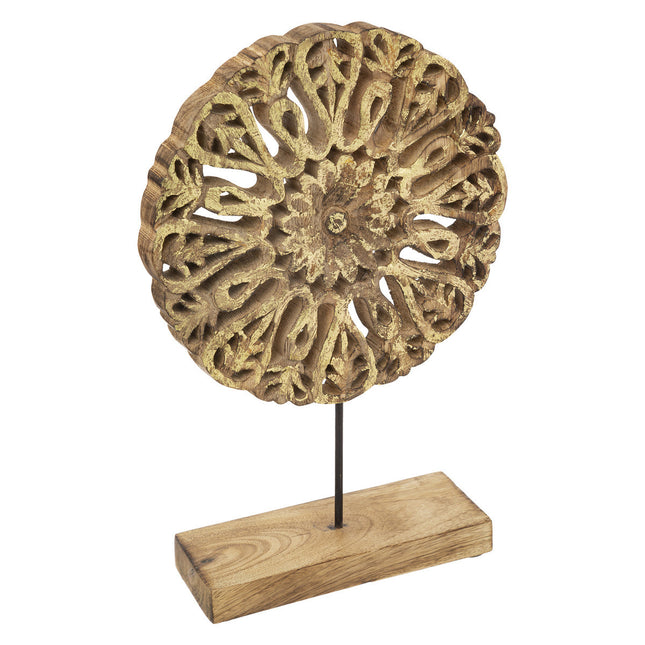 Deco de mesa "Lary" de madera de mango A35cm - 193271