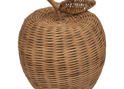 Manzana de mimbre decorativa D18 x A23cm - 193301