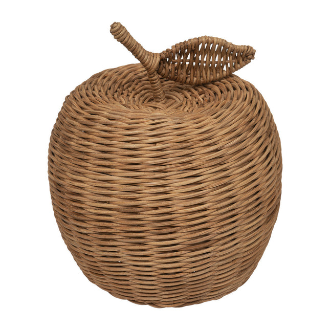 Manzana de mimbre decorativa D18 x A23cm - 193301