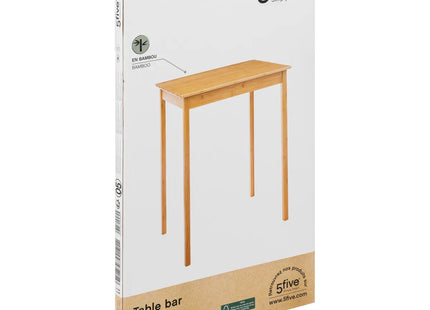 Mesa alta 80x60cm de bambú - 193505