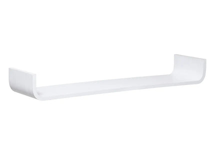 Estante curvo "Fixy" 80x20cm blanco - 193636A