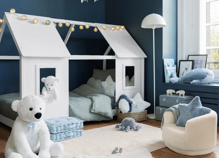 Peluche infantil "Vista al mar" pulpo azul 16x22cm - 193940