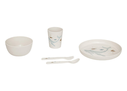 Set de comida infantil "Seav Blanc" de 5 piezas - 193942