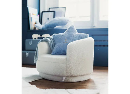 Sillón infantil de "Bouclette" blanco - 193988