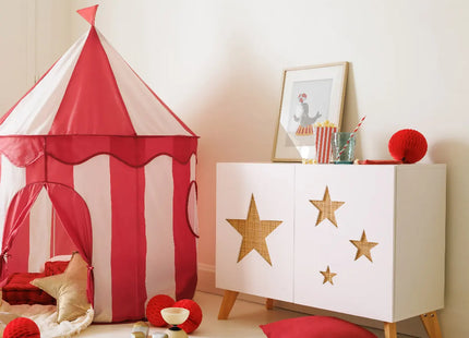 Mueble de almacenamiento infantil "White Star" 65x79cm - 193998