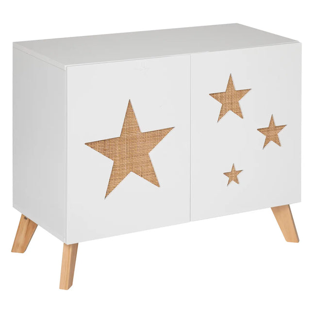 Mueble de almacenamiento infantil "White Star" 65x79cm - 193998