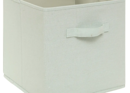 2 cajas de almacenamiento "Arco Iris" verde 29x29cm - 193999C