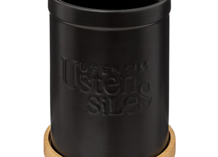 Caja "Naturéo" de utensilios en cerámica negra - 194232B