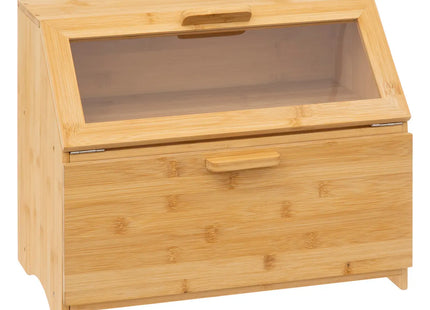 Caja de pan con expositor y tabla de cortar “bambú” - 194246