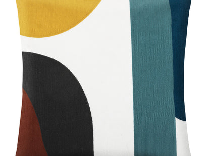 Almohada con motivos bordados "Hary"  de Algodón Multicolor 45x45cm - 194335C