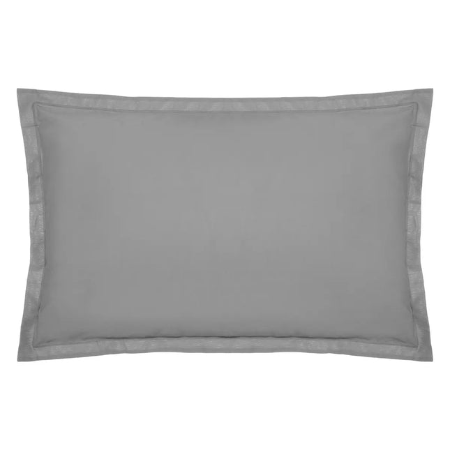 Funda de almohada  algodón gris 50x70cm - 194354B