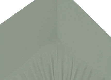 Sábana bajera "Landiha" percal verde 160x200cm - 194358K