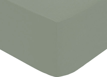 Sábana bajera "Landiha" percal verde 140x190cm - 194357K