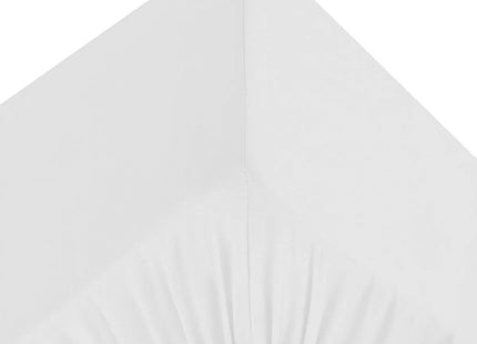 Sábana bajera "Landiha" percal blanco 160x200cm - 194358Z