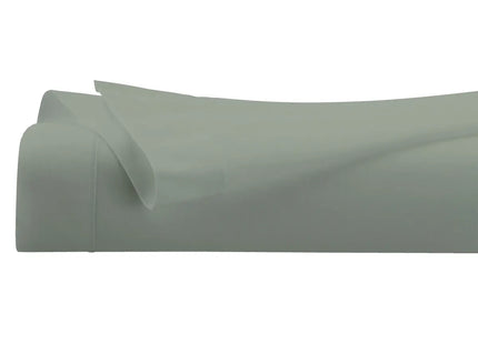Sábana encimera "Landiha" percal verde 240x290cm - 194361K