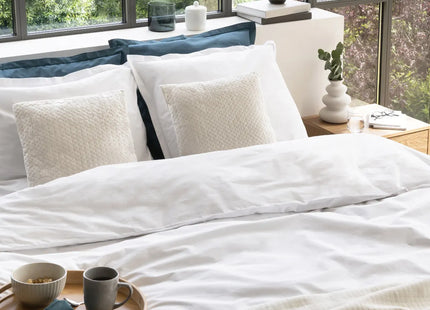 Funda de almohada algodón blanco 63x63cm - 194355Z