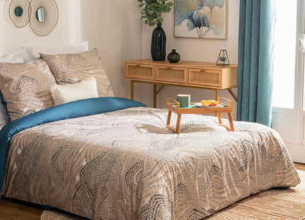 Juego de cama  de percal de algodón "Art déco" 220x240cm - 194363