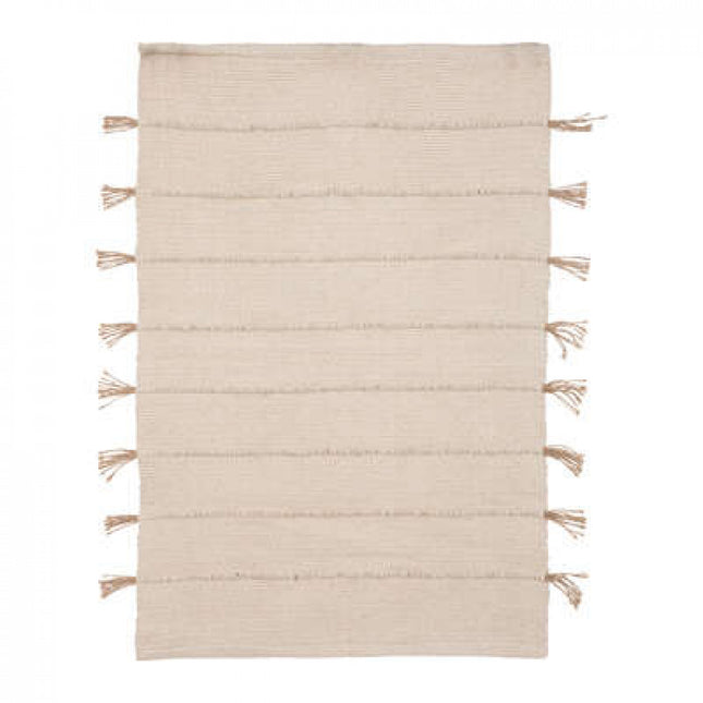Alfombra de yute y algodón 90x60cm - 194396