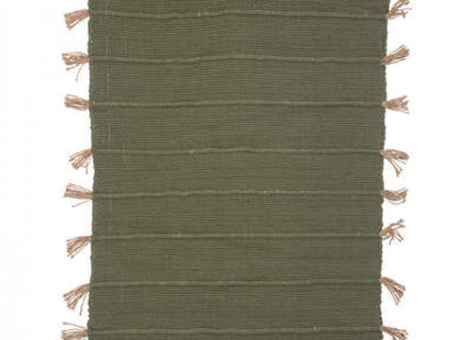 Alfombra de yute y algodón 90x60cm - 194396