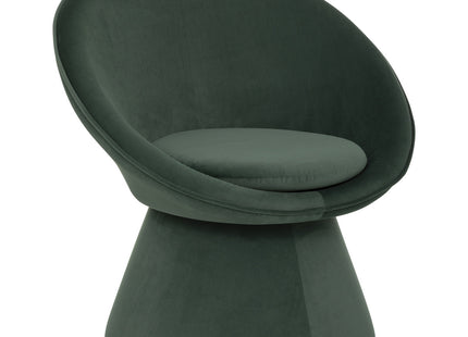 Sillón "Plopi" de terciopelo Verde cedro - 194625B