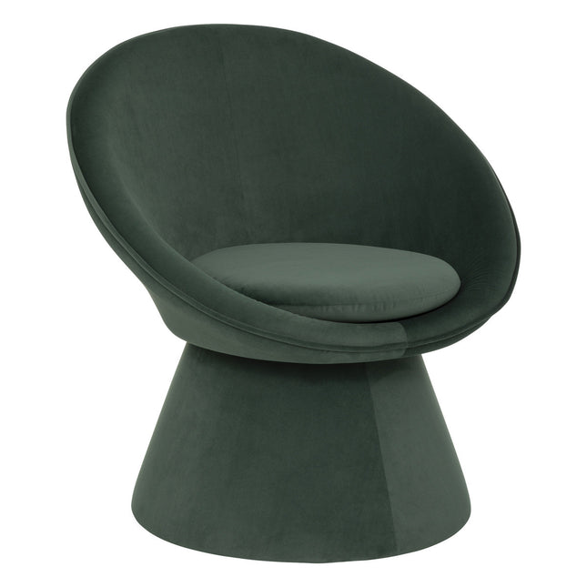Sillón "Plopi" de terciopelo Verde cedro - 194625B
