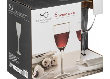 Set de 6 copas de vino "Ava" 30cl - 194935