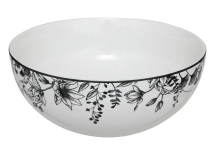 Ensaladera de porcelana "Floral " D23cm - 194957