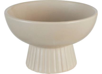 Cuenco de cerámica beige "Chaya" D22cm - 195022A