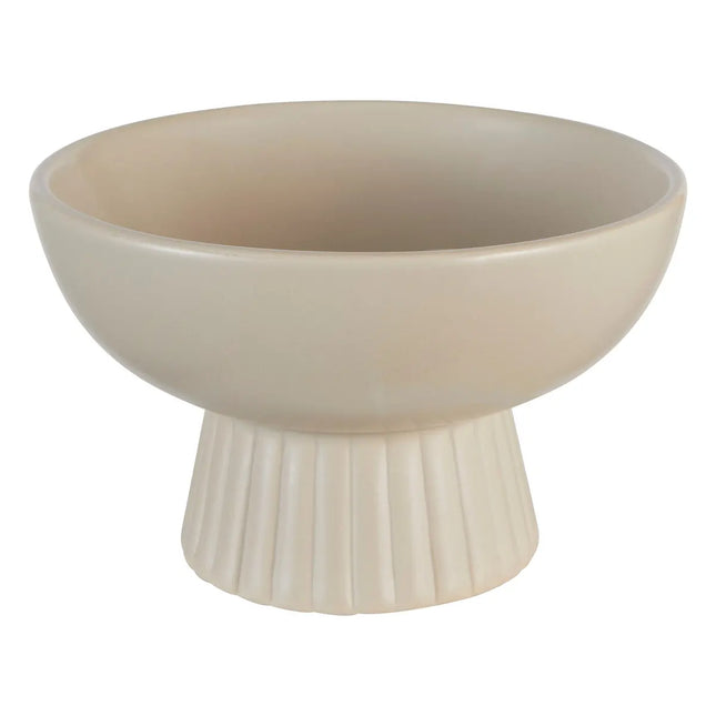 Cuenco de cerámica beige "Chaya" D22cm - 195022A