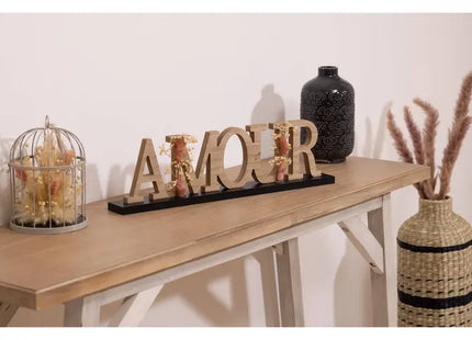 Palabra decorativa "Amour" L50cm MDF - 195039