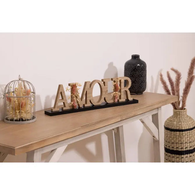 Palabra decorativa "Amour" L50cm MDF - 195039