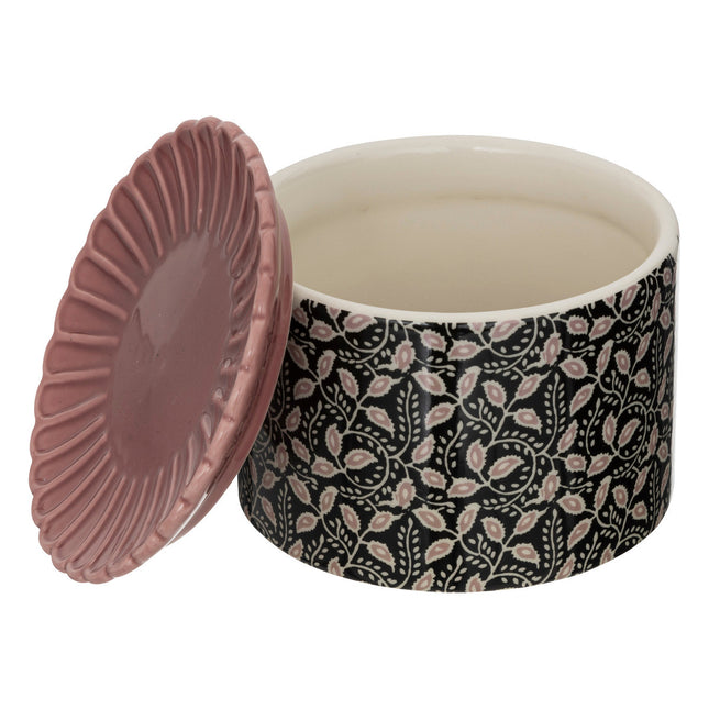 Caja redonda de cerámica D12,5cm - 195041