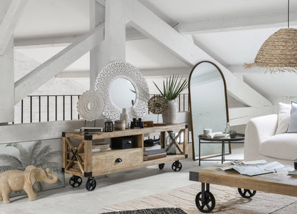 Elefante "Kyra" de poliresina beige A30cm - 195098