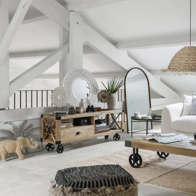 Elefante "Kyra" de poliresina beige A30cm - 195098