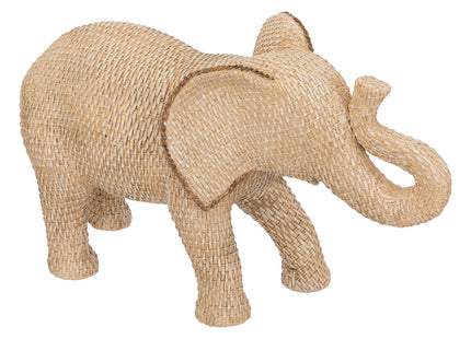 Elefante "Kyra" de poliresina beige A30cm - 195098