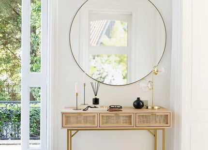 Velador  "Collectionneur" de vidrio en dorado A48cm - 195324