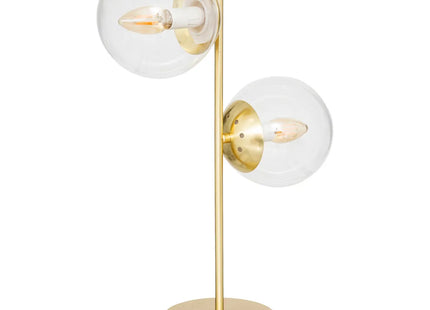 Velador  "Collectionneur" de vidrio en dorado A48cm - 195324