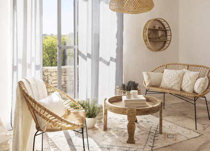 Lámpara suspendida “Beddy” de bambú D50cm - 195336