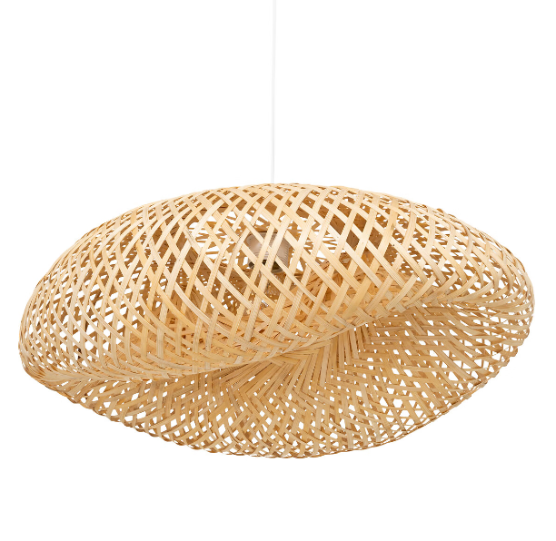 Lámpara suspendida “Beddy” de bambú D50cm - 195336
