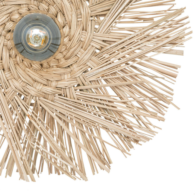 Velador de pared "Tea" de paja D34cm - 195340