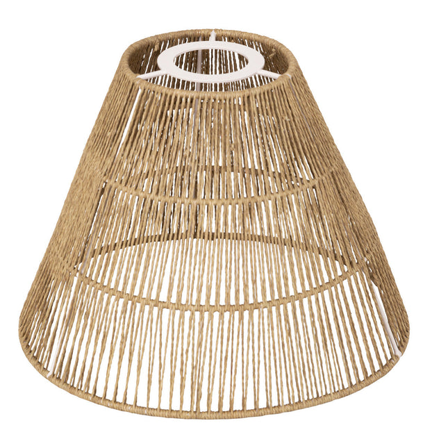 Lámpara suspendida "Judi" de 4 luces con aspecto de cuerda y metal - 195357