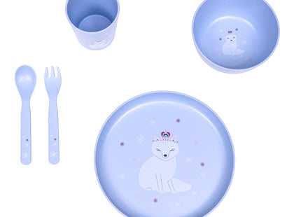 Set de comida "Princess" para bebé 5 piezas Azul - 195828