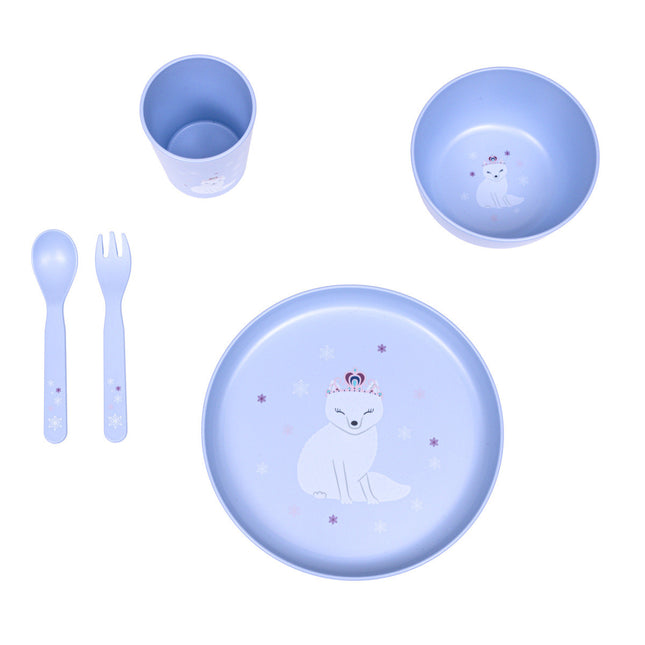 Set de comida "Princess" para bebé 5 piezas Azul - 195828