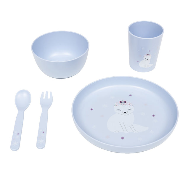 Set de comida "Princess" para bebé 5 piezas Azul - 195828