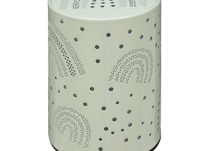 Lámpara de noche "Push" de metal verde celadón A11cm -  195865A