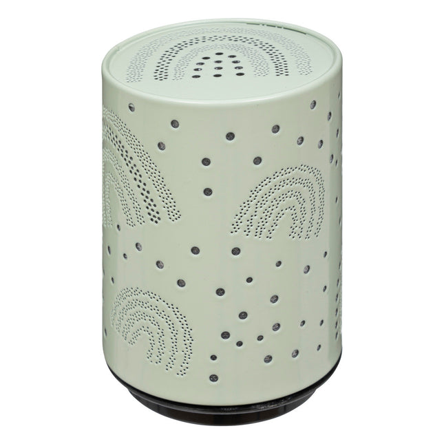 Lámpara de noche "Push" de metal verde celadón A11cm -  195865A