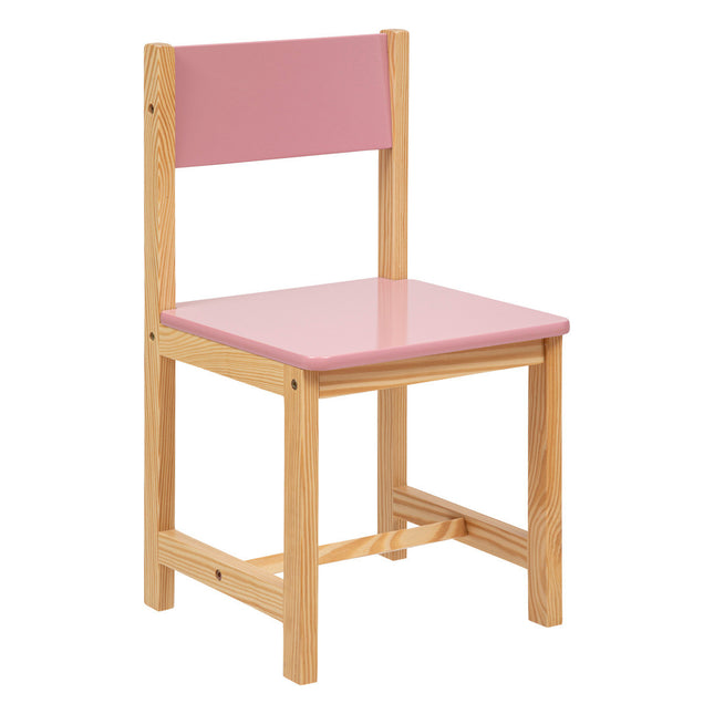 Silla “Classic” pino y madera rosa - 195868A