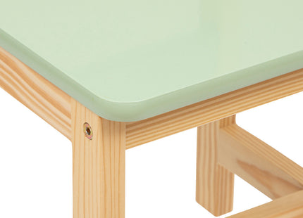 Silla “Classic” pino y madera verde - 195868B